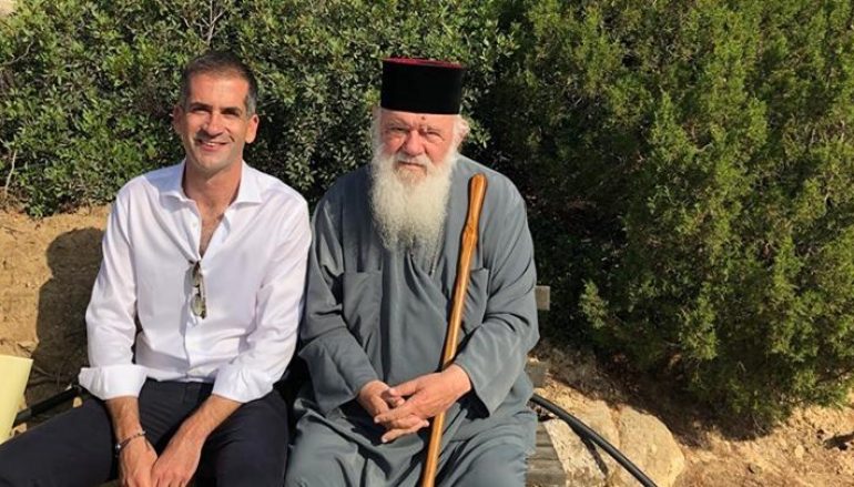 Συνάντηση Αρχιεπισκόπου Ιερωνύμου και Κώστα Μπακογιάννη
