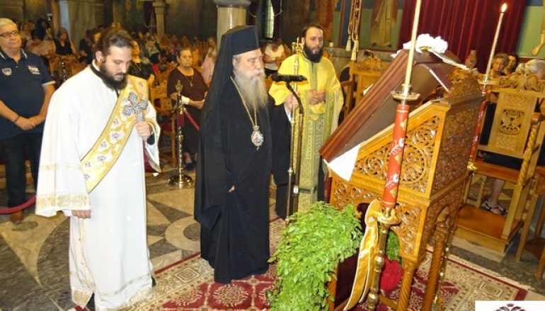 Ιερά Παράκληση προς την Θεοτόκο από τον Μητροπολίτη Σπάρτης (ΦΩΤΟ)