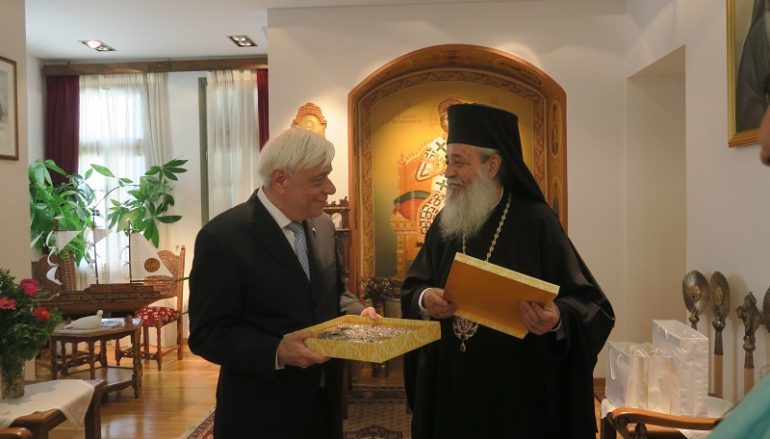 Επίσημη Επίσκεψη του ΠτΔ στον Μητροπολίτη Φθιώτιδος (ΦΩΤΟ)