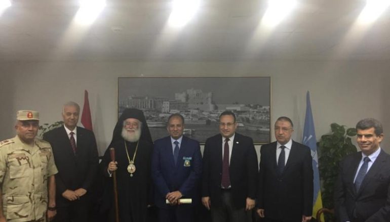 Ο Αλεξανδρινός Προκαθήμενος στο νέο Κυβερνήτη Αλεξανδρείας