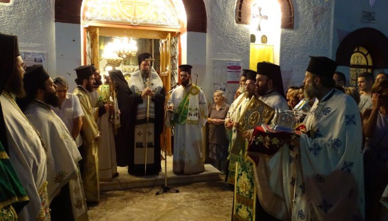 Μεθέορτος Εσπερινός της Αγίας Ευφημίας στη Νέα Χαλκηδόνα (ΦΩΤΟ)