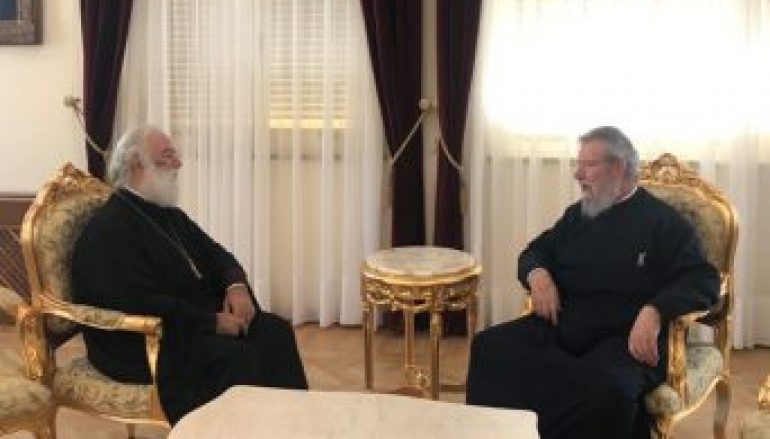 Συνάντηση Πατριάρχη Αλεξάνδρειας με Αρχιεπίσκοπο Κύπρου (ΦΩΤΟ)