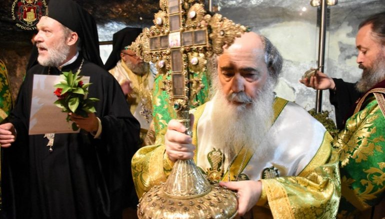 Η εορτή της Υψώσεως του Τιμίου Σταυρού στο Πατριαρχείο Ιεροσολύμων (ΦΩΤΟ)