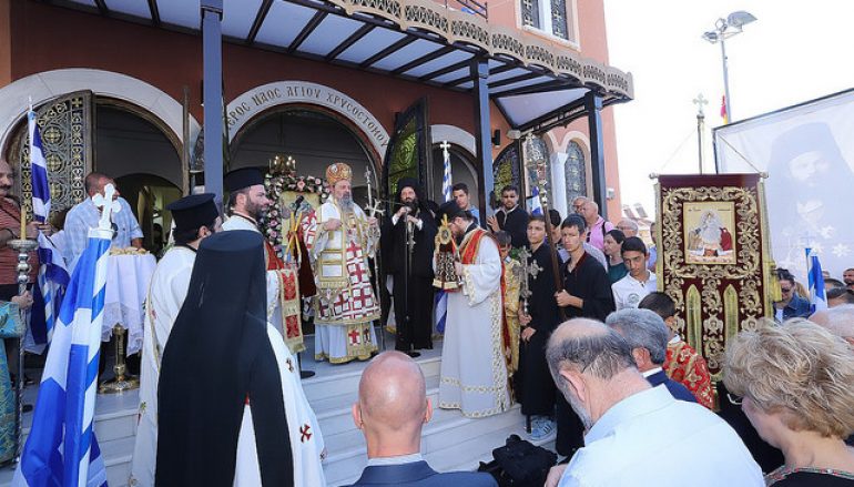 Η Δράμα εόρτασε τον Άγιο Χρυσόστομο Σμύρνης (ΦΩΤΟ)