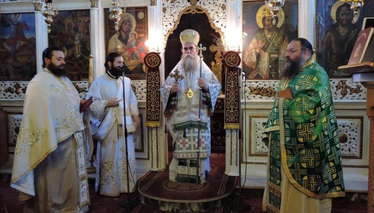Ο Μητροπολίτης Άρτης στην Ενορία Αγίου Γεωργίου Πέτα (ΦΩΤΟ)