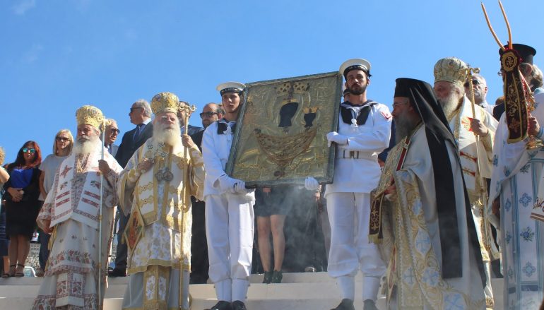 Λαμπρά εορτάσθηκε η Παναγία Μυρτιδιώτισσα στα Κύθηρα (ΦΩΤΟ)
