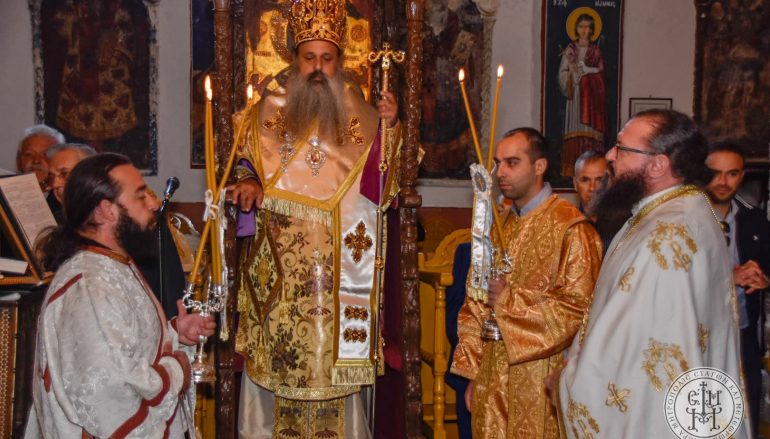 Ο Μητροπολίτης Σταγών στην εορτή του Αγ. Μάμαντος στο Χαλίκι (ΦΩΤΟ)