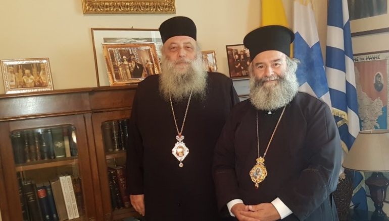Επίσκεψη του Μητροπολίτη Παροναξίας στην Ι. Μητρόπολη Μάνης