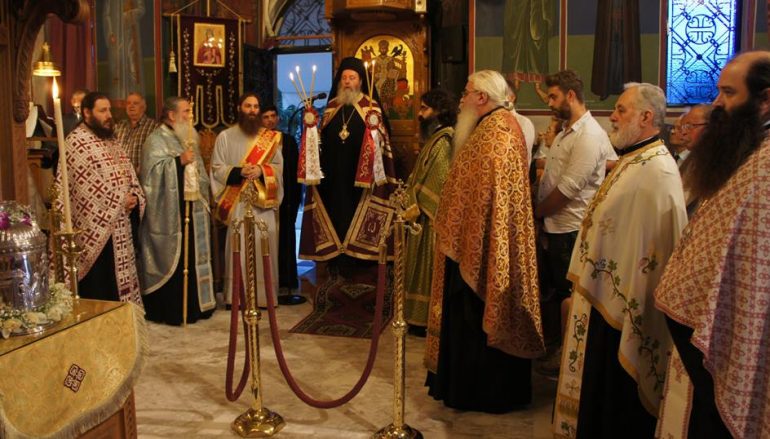 Επέτειος επανακομιδής της Τιμίας Κάρας της Αγίας Ειρήνης στην Πάτρα (ΦΩΤΟ)