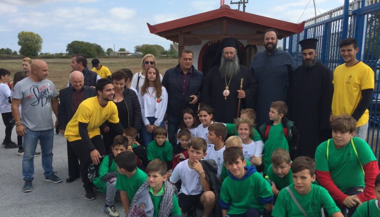 Θυρανοίξια παρεκκλησίου στην Ένωση Ποδοσφαιρικών Σωματείων Πιερίας