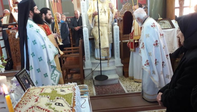 Ο Μητροπολίτης Χαλκίδος στην Γλυφάδα Διρφύων (ΦΩΤΟ)