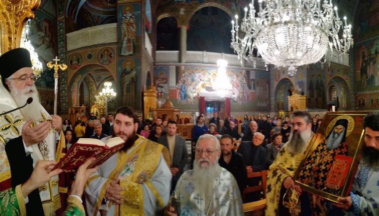 Η εορτή του Οσίου Ιακώβου του εν Ευβοία στο Βόλο (ΦΩΤΟ)