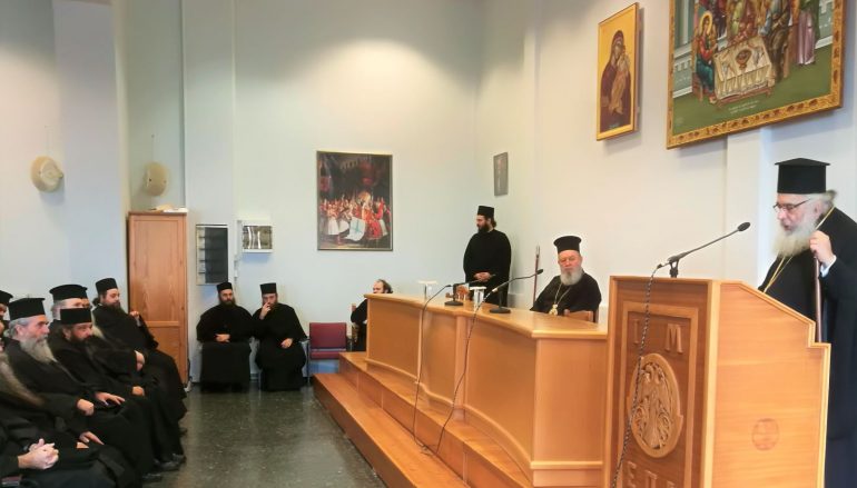 Ο Μητροπολίτης Χαλκίδος ομιλητής σε Ιερατική Σύναξη της Ι. Μ. Εδέσσης