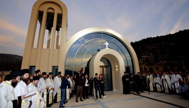 Θυρανοίξια Ιερού Ναού στο νέο Κοιμητήριο του Δήμου Γλυφάδας (ΦΩΤΟ)