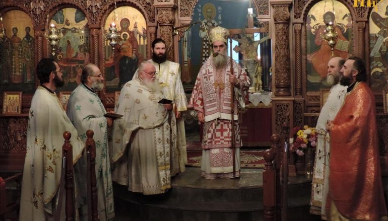 Ο Μητροπολίτης Άρτης στην ενορία Άνω Αθαμανίου (ΦΩΤΟ)