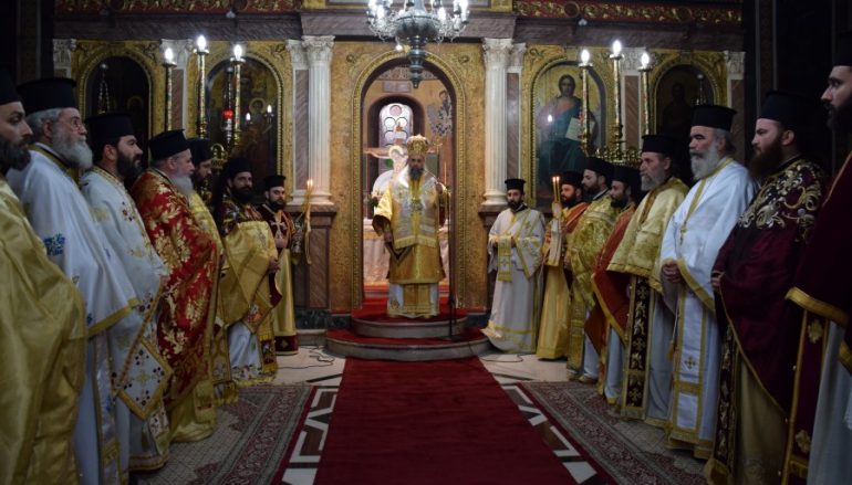 Αγρυπνία για τον Άγιο Αμφιλόχιο Επίσκοπο Ικονίου την Καρδίτσα