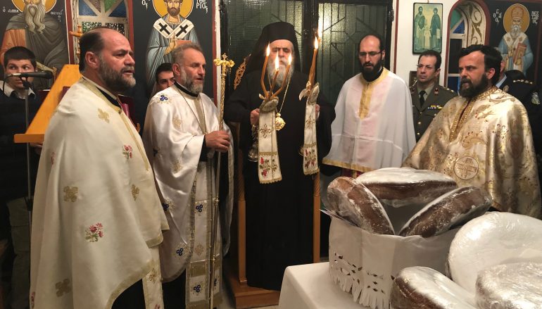 Τα Εισόδια της Θεοτόκου εόρτασε το Στρατόπεδο της ΣΕΤΤΗΛ Πύργου (ΦΩΤΟ)