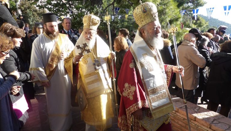 Με λαμπρότητα πανηγύρισε η Ι. Μονή Οσίου Παταπίου στο Λουτράκι