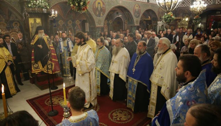 Αρχιερατικός Εσπερινός του Αγίου Νικολάου στην Γλυφάδα
