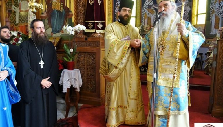 Χειροτονία Διακόνου από τον Μητροπολίτη Σπάρτης