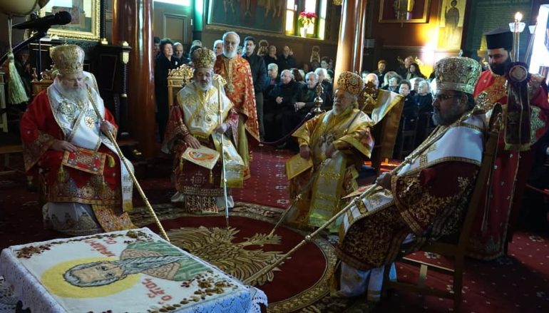 Πολυαρχιερατικό Συλλείτουργο στον Άγιο Χαράλαμπο Λενταριανών