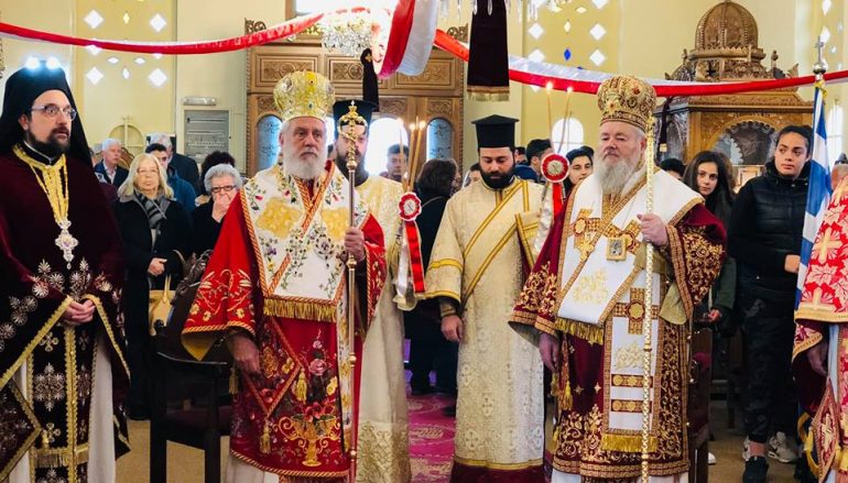 Αρχιερατικό Συλλείτουργο για τον Άγιο Γεώργιο τον Διβόλη